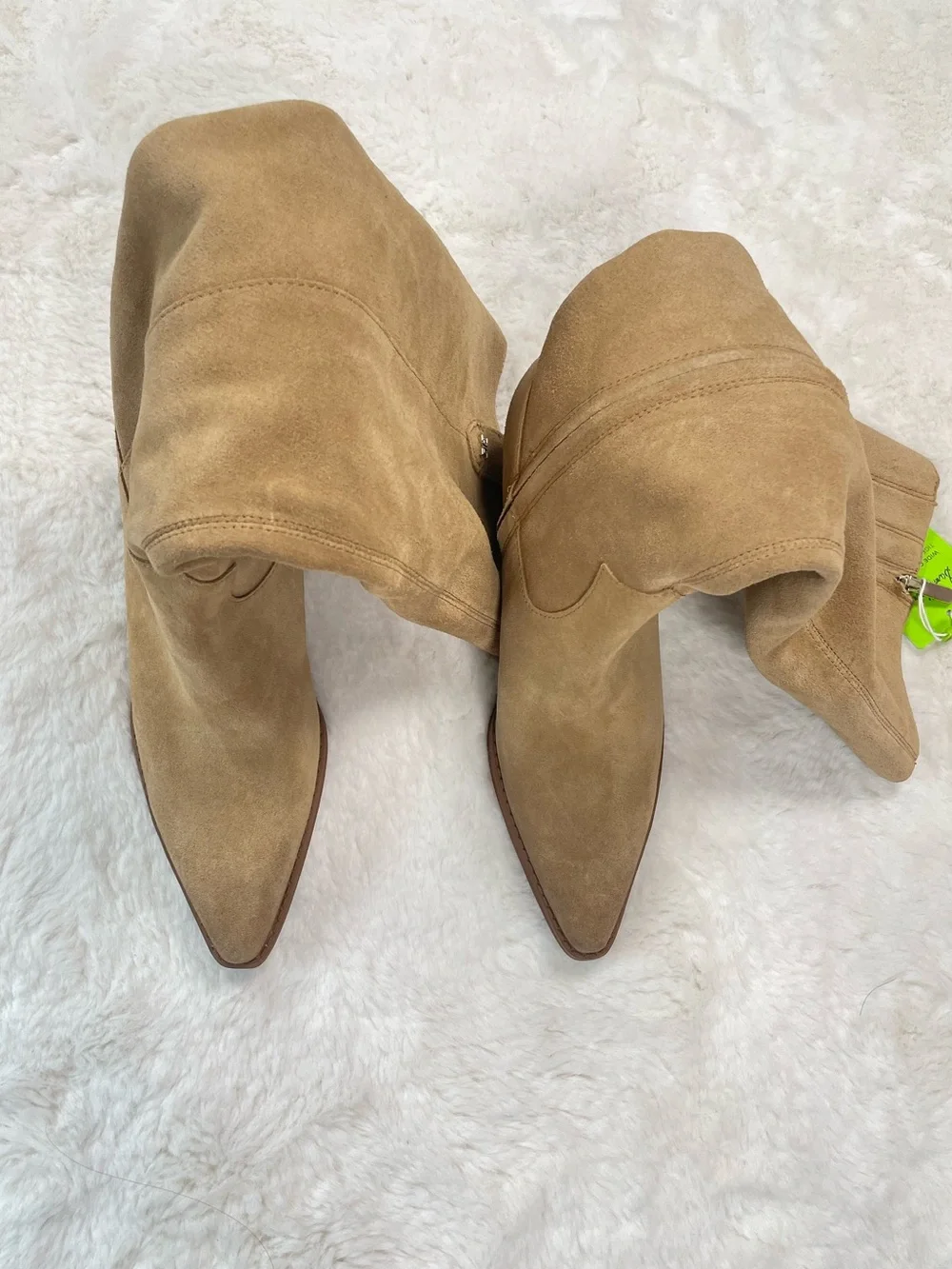 NWOB Sam Edelman Tall Suede Over-the-Knee Boot in Tan, Size 8
